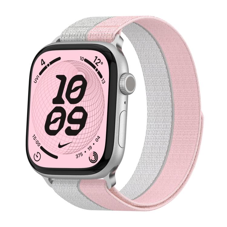 Feather Light Round Tail Nylon Loop Metal Interface Watch Band, For Apple Watch 46mm / 49mm / 45mm / 44mm, For Apple Watch 42mm / 41mm / 40mm / 38mm