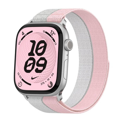 Feather Light Round Tail Nylon Loop Metal Interface Watch Band, For Apple Watch 46mm / 49mm / 45mm / 44mm, For Apple Watch 42mm / 41mm / 40mm / 38mm