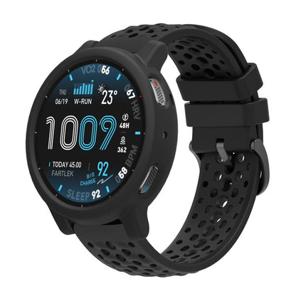 Silicone Soft Case and Solid Color Perforated Silicone Watch Band, For Amazfit Active Max