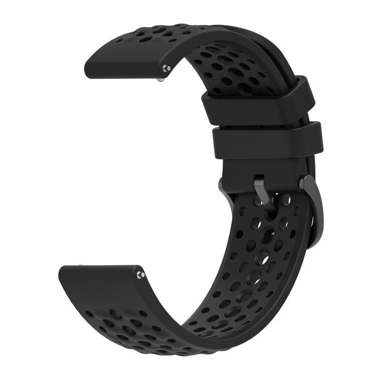 Silicone Soft Case and Solid Color Perforated Silicone Watch Band, For Amazfit Active Max