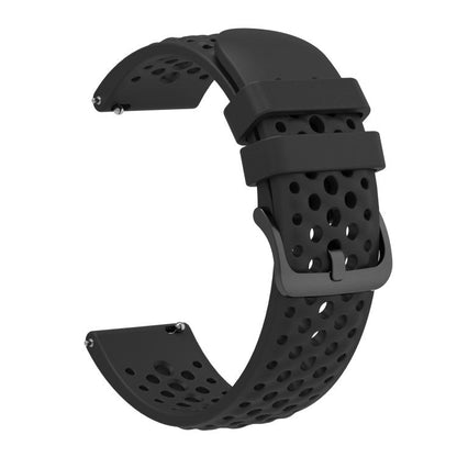 Silicone Soft Case and Solid Color Perforated Silicone Watch Band, For Amazfit Active Max