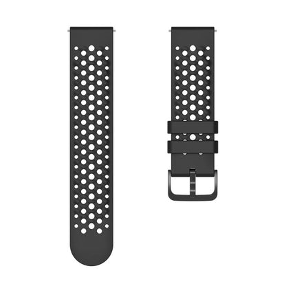 Silicone Soft Case and Solid Color Perforated Silicone Watch Band, For Amazfit Active Max