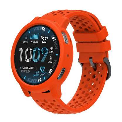 Silicone Soft Case and Solid Color Perforated Silicone Watch Band, For Amazfit Active Max