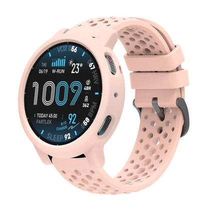 Silicone Soft Case and Solid Color Perforated Silicone Watch Band, For Amazfit Active Max