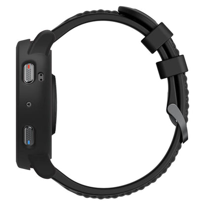 Silicone Soft Case and Solid Color Perforated Silicone Watch Band, For Amazfit Active Max