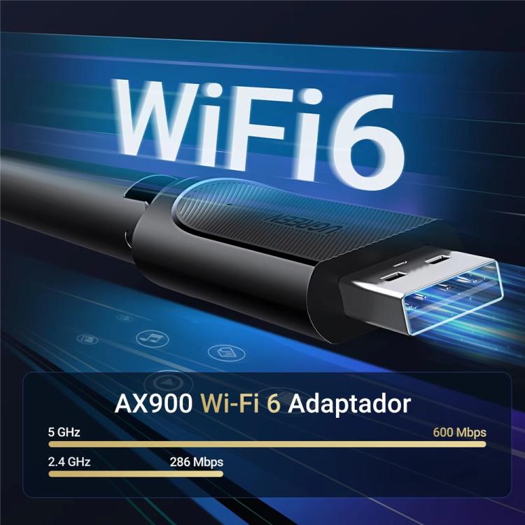UGREEN CM763-35265 Dual Band 2.4G / 5G Wireless Network Card AX900 USB WiFi6 Adapter