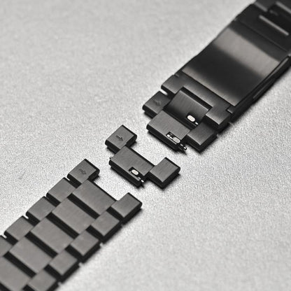Three Beads Magnetic Clasp Titanium Alloy Watch Band, For Apple Watch 46mm / 49mm / 45mm / 44mm, For Apple Watch 42mm / 41mm / 40mm / 38mm