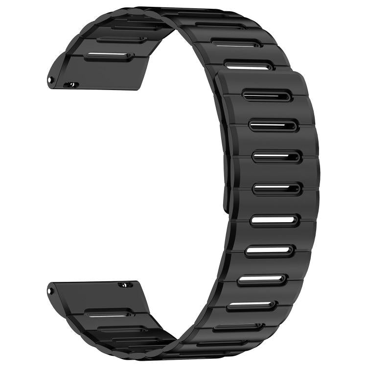 Macaron Color Design Magnetic Silicone Watch Band, 20mm, 22mm