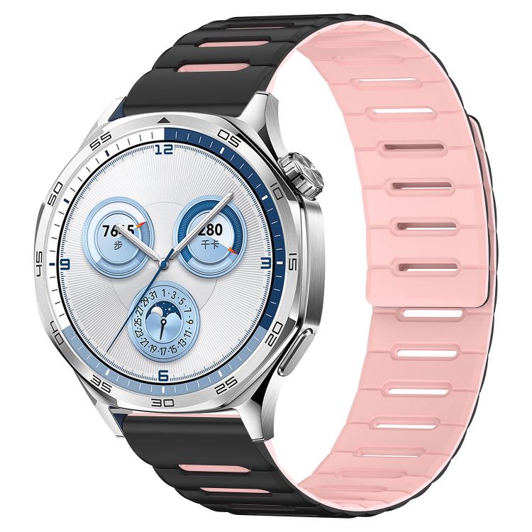 Macaron Color Design Magnetic Silicone Watch Band, 20mm, 22mm