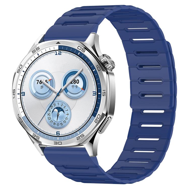 Macaron Color Design Magnetic Silicone Watch Band, 20mm, 22mm