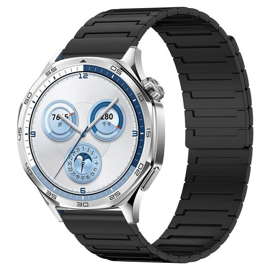Bracelet de montre en silicone magnétique texturé Armor, 20 mm, 22 mm