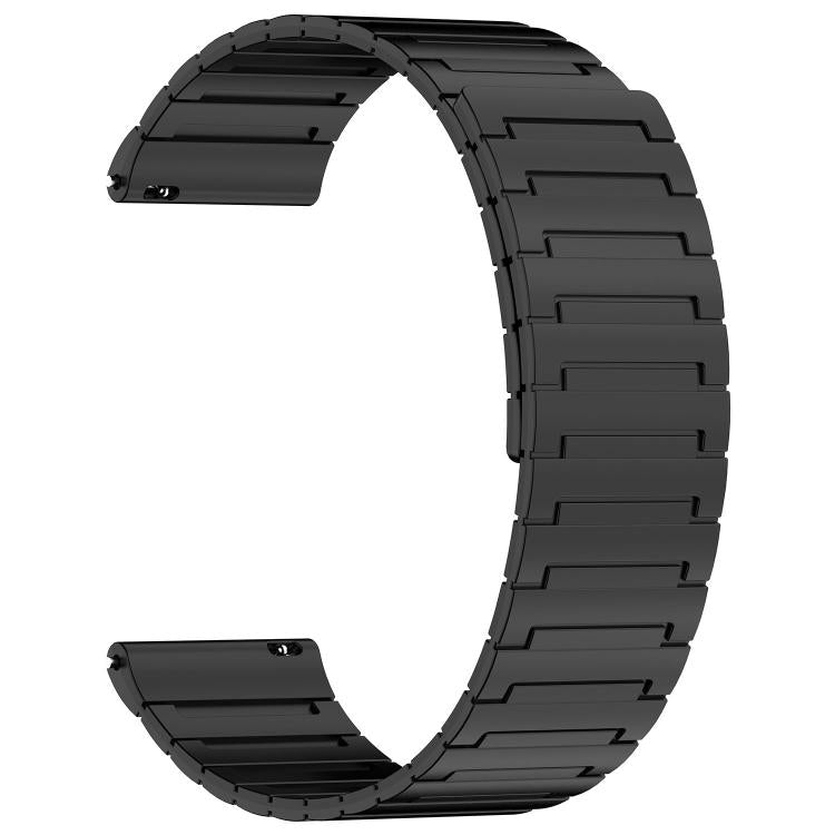 Armor Textured Magnetic Silicone Watch Band, 20mm, 22mm