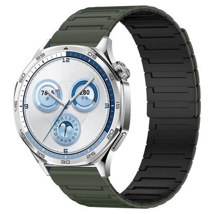 Armor Textured Magnetic Silicone Watch Band, 20mm, 22mm