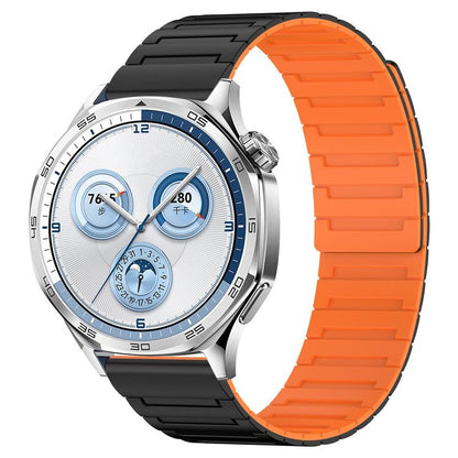 Armor Textured Magnetic Silicone Watch Band, 20mm, 22mm