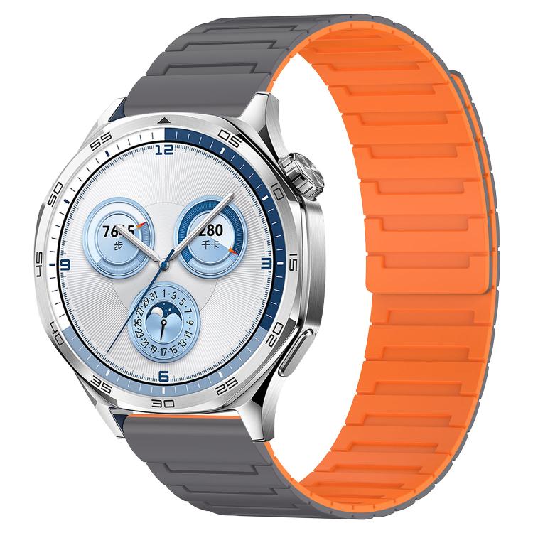 Armor Textured Magnetic Silicone Watch Band, 20mm, 22mm