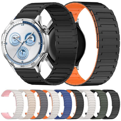 Armor Textured Magnetic Silicone Watch Band, 20mm, 22mm