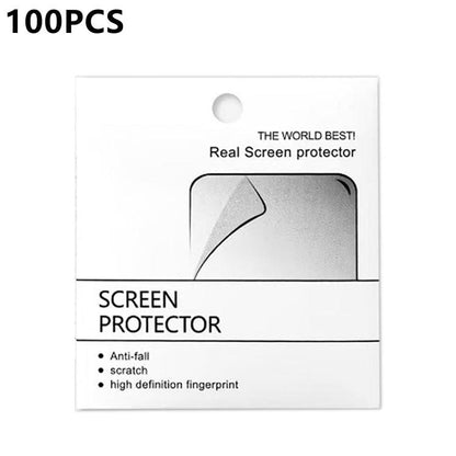 Watch Screen Protectors Paper Bags Lens Protectors Universal Cardboard Packaging, 100pcs