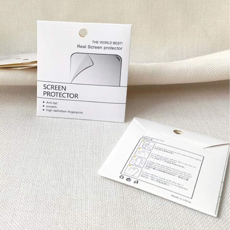 Watch Screen Protectors Paper Bags Lens Protectors Universal Cardboard Packaging, 100pcs