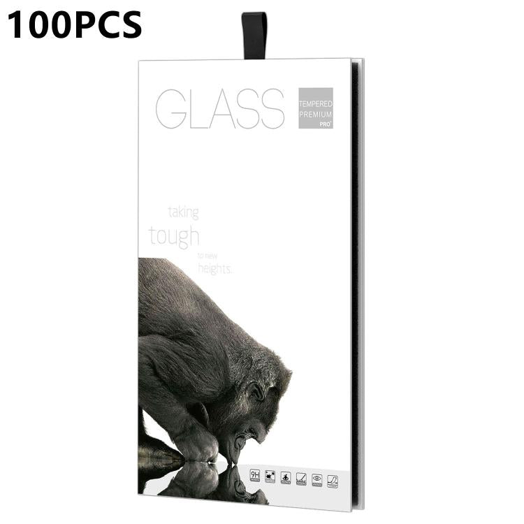 Boîte d'emballage rigide pliante pour protection d'écran Gorilla Glass avec crochet, 100 pièces