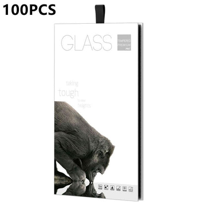 Boîte d'emballage rigide pliante pour protection d'écran Gorilla Glass avec crochet, 100 pièces