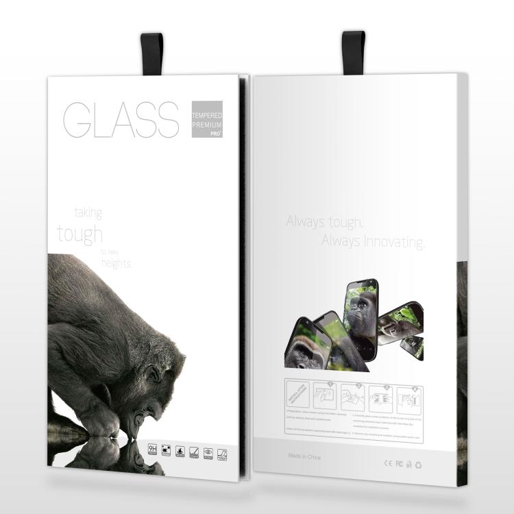 Boîte d'emballage rigide pliante pour protection d'écran Gorilla Glass avec crochet, 100 pièces