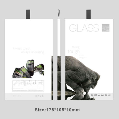 Boîte d'emballage rigide pliante pour protection d'écran Gorilla Glass avec crochet, 100 pièces