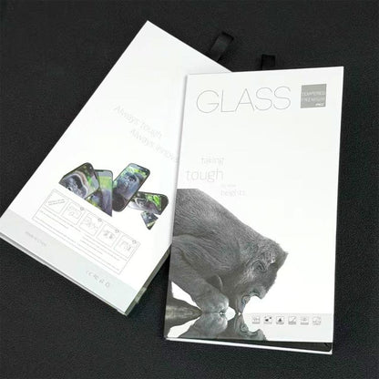Boîte d'emballage rigide pliante pour protection d'écran Gorilla Glass avec crochet, 100 pièces