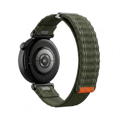 Press Button Quick Release Wave Texture Nylon Loop Watch Band, 18mm, 20mm, 22mm