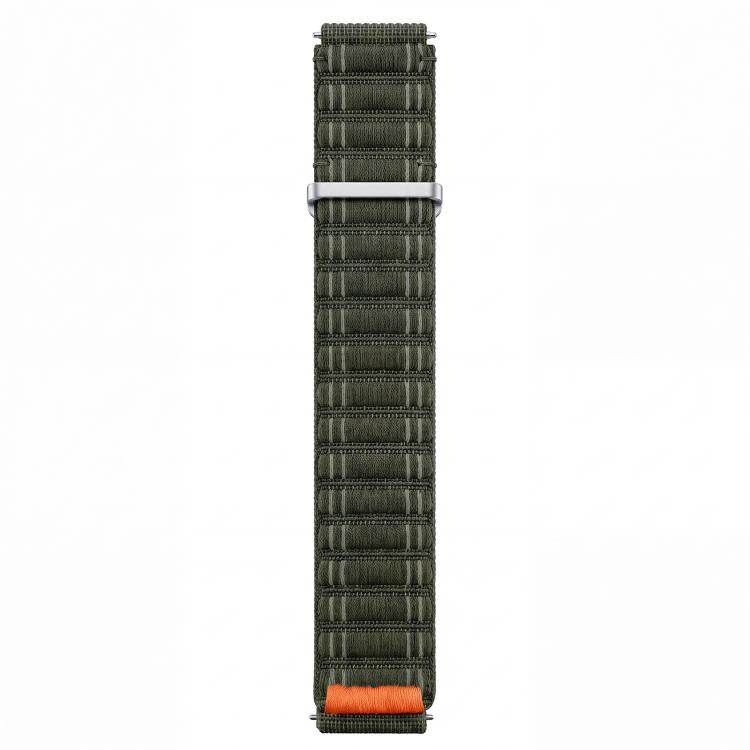 Press Button Quick Release Wave Texture Nylon Loop Watch Band, 18mm, 20mm, 22mm
