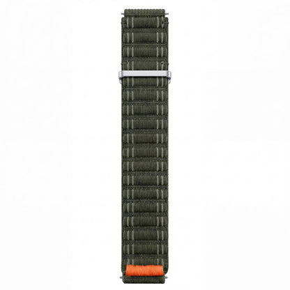 Press Button Quick Release Wave Texture Nylon Loop Watch Band, 18mm, 20mm, 22mm