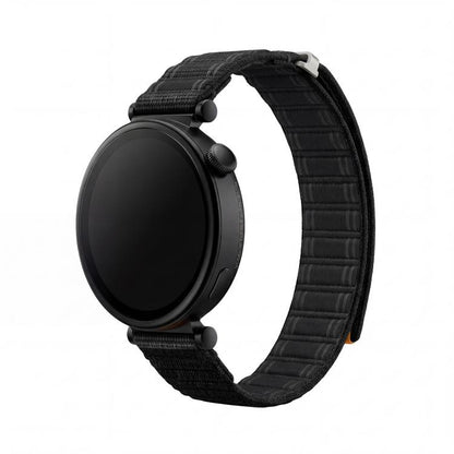 Press Button Quick Release Wave Texture Nylon Loop Watch Band, 18mm, 20mm, 22mm