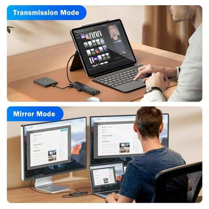 Lemorele TC96 Type-C Docking Station With Ethernet Port 4K HDMI PD Charging Hub