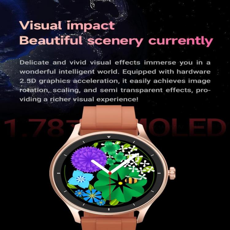 V19 Pro 1.52 inch Color Screen BT Calling Smart Watch, Support Health Monitoring / Remote Photography