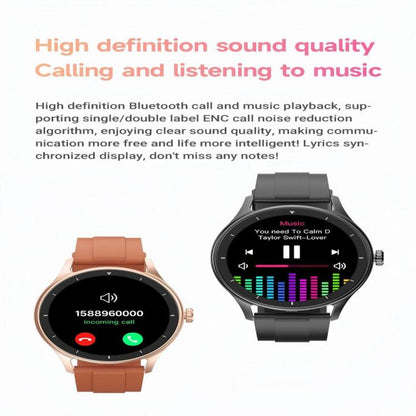 V19 Pro 1.52 inch Color Screen BT Calling Smart Watch, Support Health Monitoring / Remote Photography