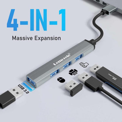 Lemorele TC53 Type-C Hub 1×USB3.0 and 3×USB2.0 4-Port Splitter