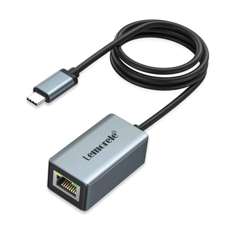 Lemorele TC48 Type-C Hub Gigabit Ethernet Dual HDMI Display Multi-port Laptop Expander