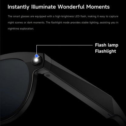 M88-S 8MP AI Smart Glasses, Support Bluetooth Call / AI Voice Assistant / Music Control