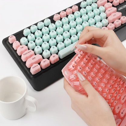 Keycaps for Typing with Long Nails
