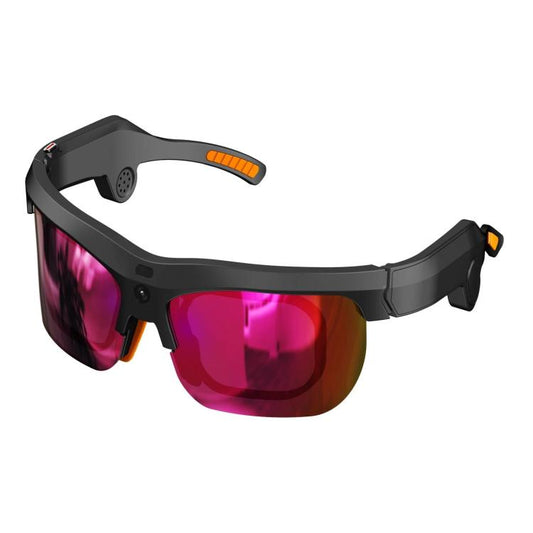 Lunettes de sport intelligentes S100 13MP AI, prise en charge des appels Bluetooth / enregistrement AI / contrôle de la musique