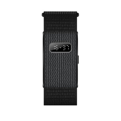 H59max+ Screenless BT Smart Bracelet Nylon Strap, Support Incoming Call Reminder / AI Health Report