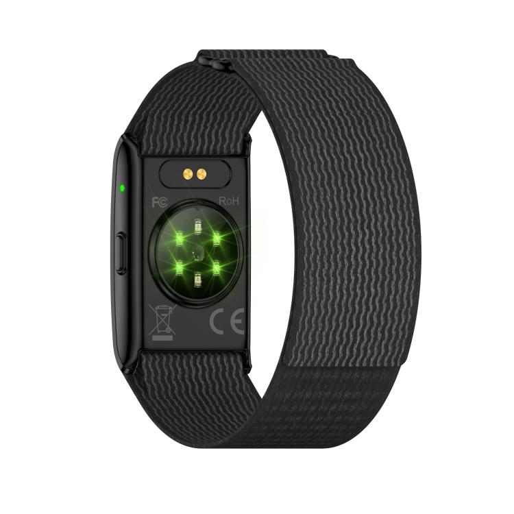 H59max+ Screenless BT Smart Bracelet Nylon Strap, Support Incoming Call Reminder / AI Health Report