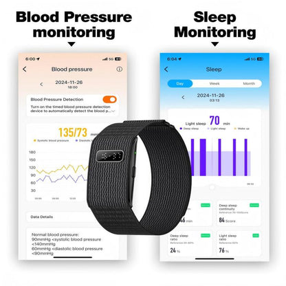 H59max+ Screenless BT Smart Bracelet Silicone Strap, Support Incoming Call Reminder / AI Health Report