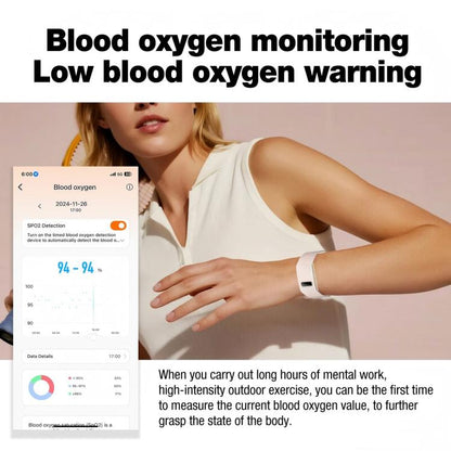 H59max+ Screenless BT Smart Bracelet Silicone Strap, Support Incoming Call Reminder / AI Health Report