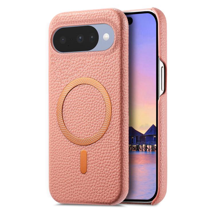 Litchi Texture Brushed MagSafe PU Back Cover Phone Case, For Google Pixel 11 Pro XL, For Google Pixel 11, For Google Pixel 11 Pro, For Google Pixel 10a, For Google Pixel 10 Pro XL, For Google Pixel 9a, For Google Pixel 9 Pro XL                         ...