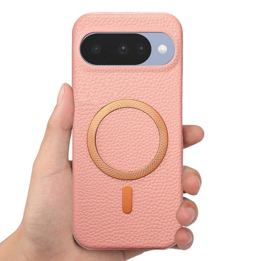 Litchi Texture Brushed MagSafe PU Back Cover Phone Case, For Google Pixel 11 Pro XL, For Google Pixel 11, For Google Pixel 11 Pro, For Google Pixel 10a, For Google Pixel 10 Pro XL, For Google Pixel 9a, For Google Pixel 9 Pro XL                         ...