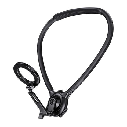 G03 360 Degree Rotation Magnetic Neck Phone Holder, Wearable POV Video Recording Bracket