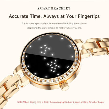 L6 Smart Watch Fashion Bracelet, Support Health Monitoring / Raise To Wake Screen