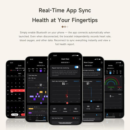 L8 Smart Bracelet Elegant Health Tracker, Support Health Monitoring / Menstrual Cycle Reminder