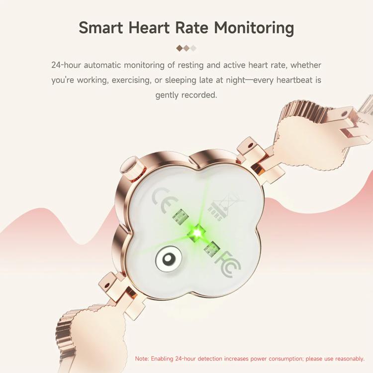 L8 Smart Bracelet Elegant Health Tracker, Support Health Monitoring / Menstrual Cycle Reminder