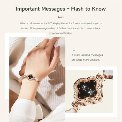 L8 Smart Bracelet Elegant Health Tracker, Support Health Monitoring / Menstrual Cycle Reminder